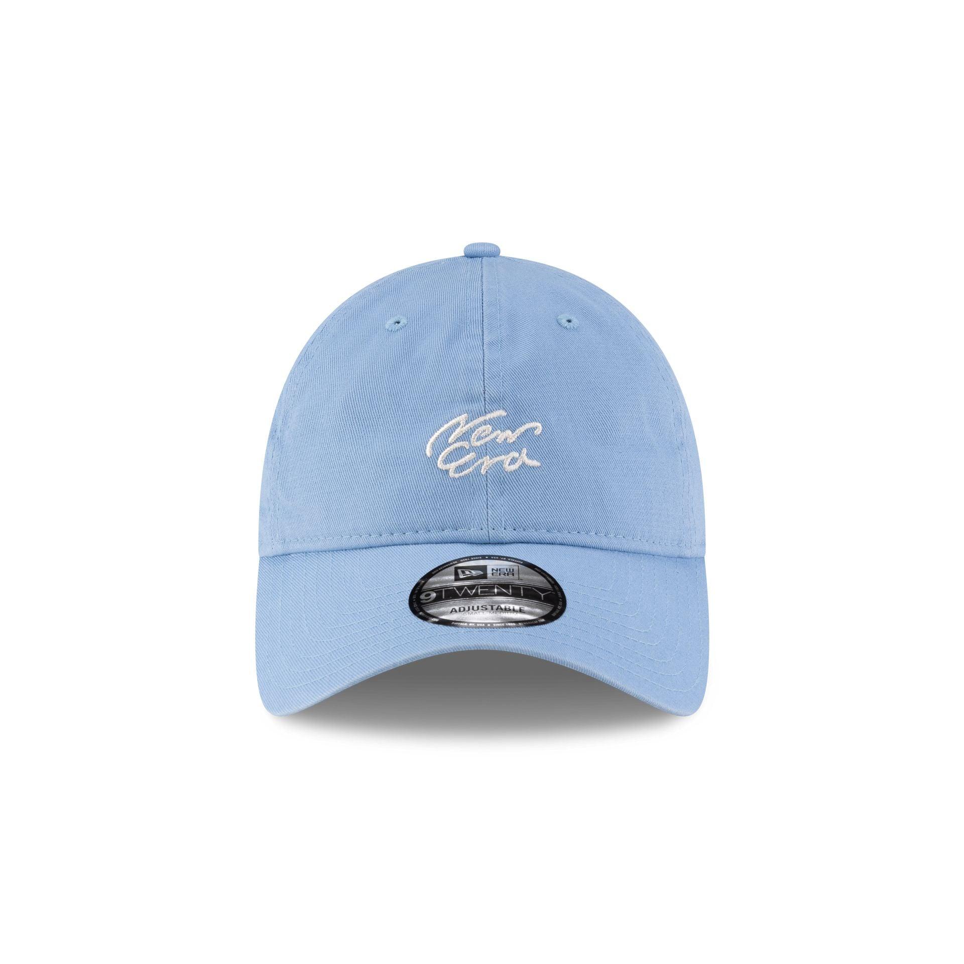 New Era Cap Handwritten Blue 9TWENTY Easy Snap Hat Male Product Image