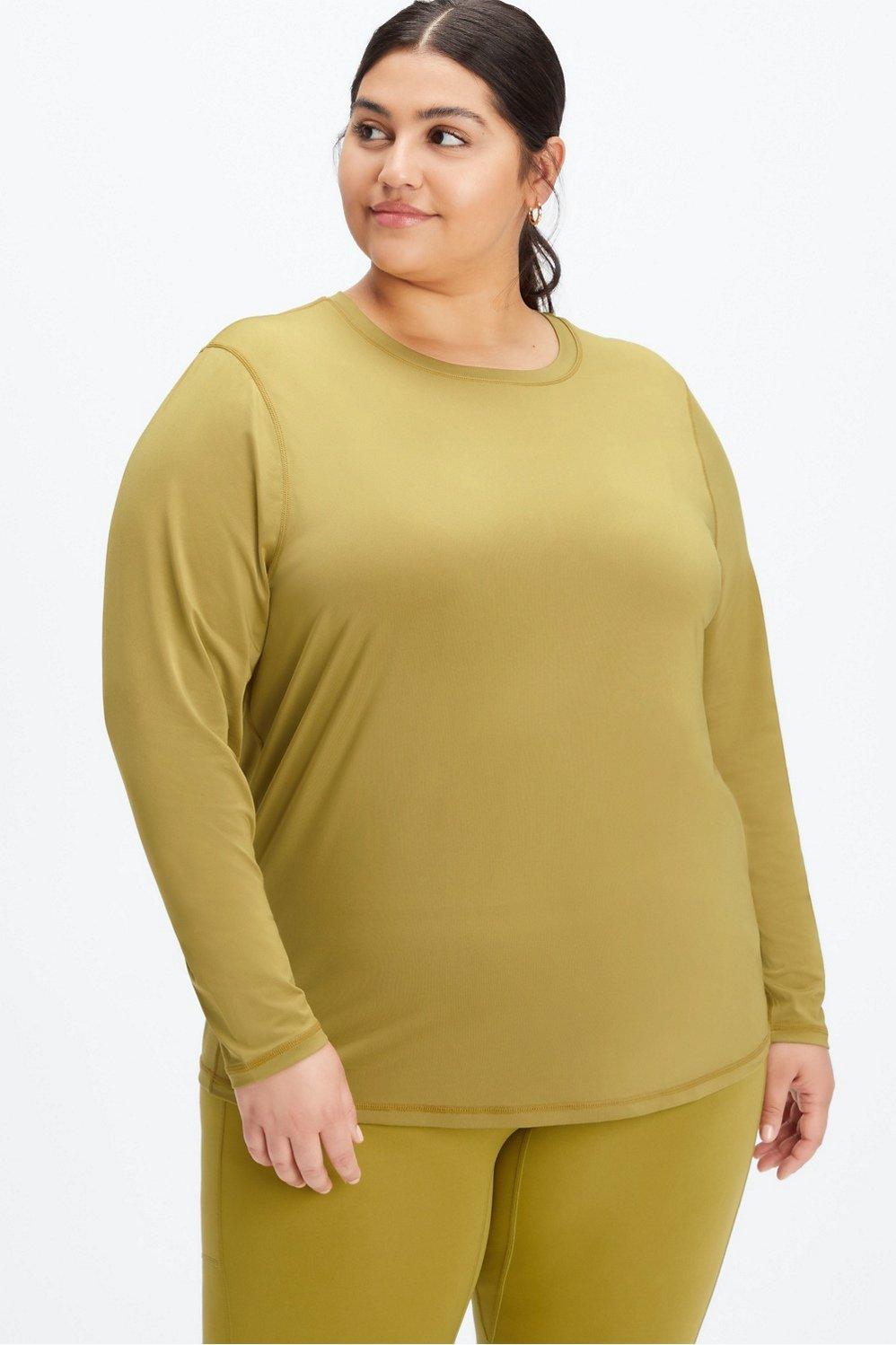 Fabletics Phoenix Lite Long-Sleeve Top Womens Thyme Size M Product Image