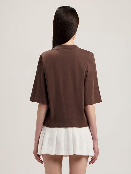 Curved Logo Boxy T-Shirt Product Image