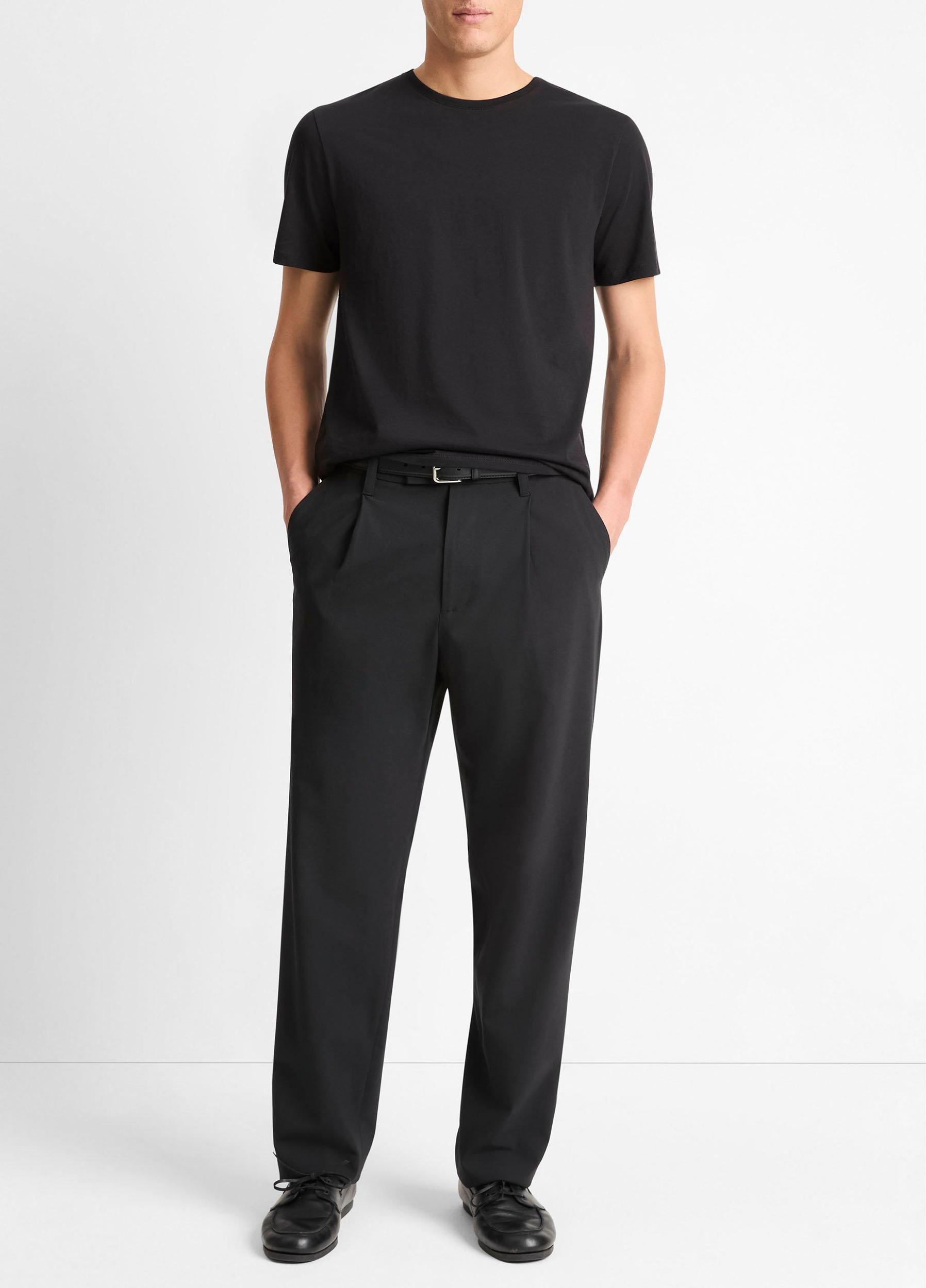 Pima Cotton Crew Neck T-Shirt Product Image