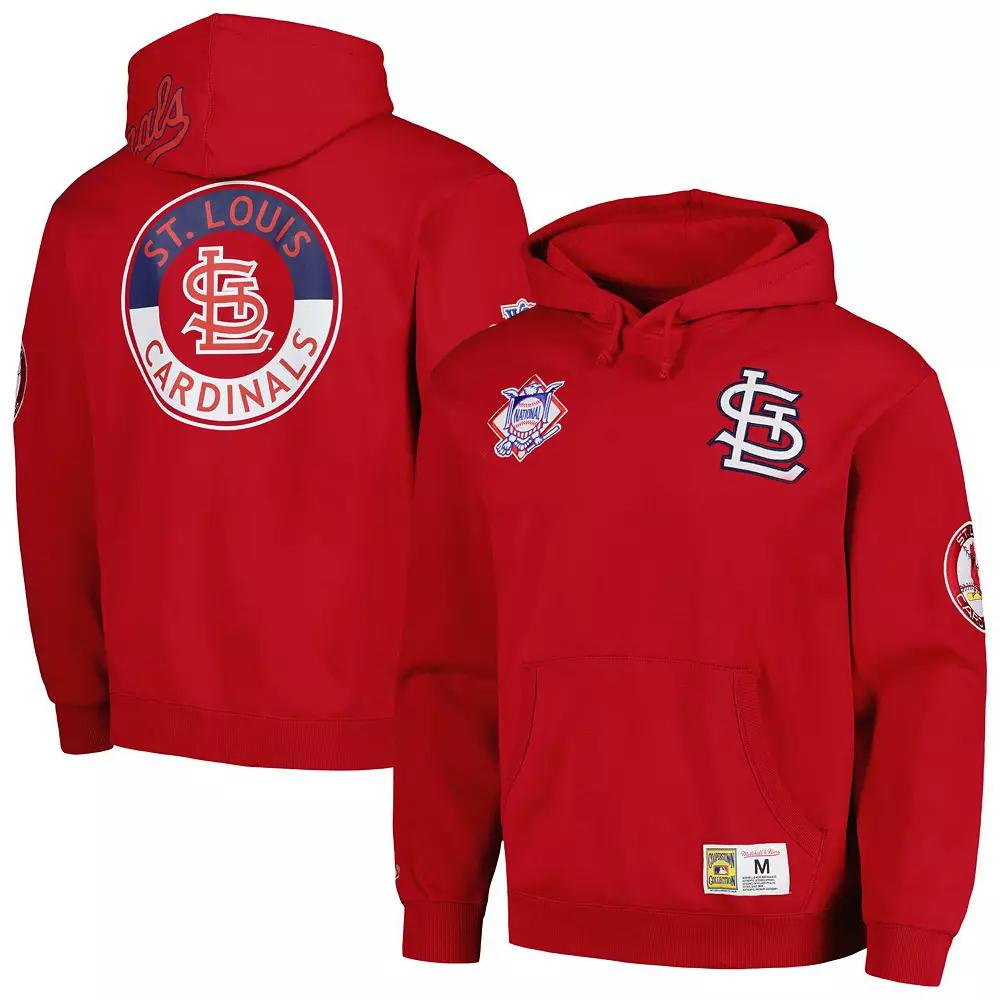 Men's Mitchell & Ness Red St. Louis Cardinals City Collection Pullover Hoodie,  Product Image