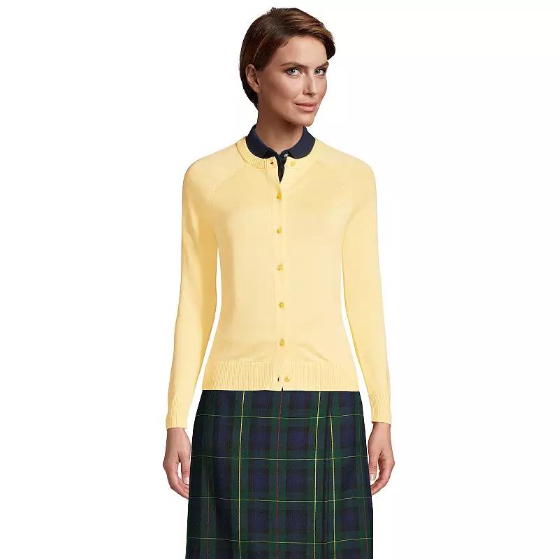 Women's Lands' End Cotton Modal Cardigan Sweater,  Product Image