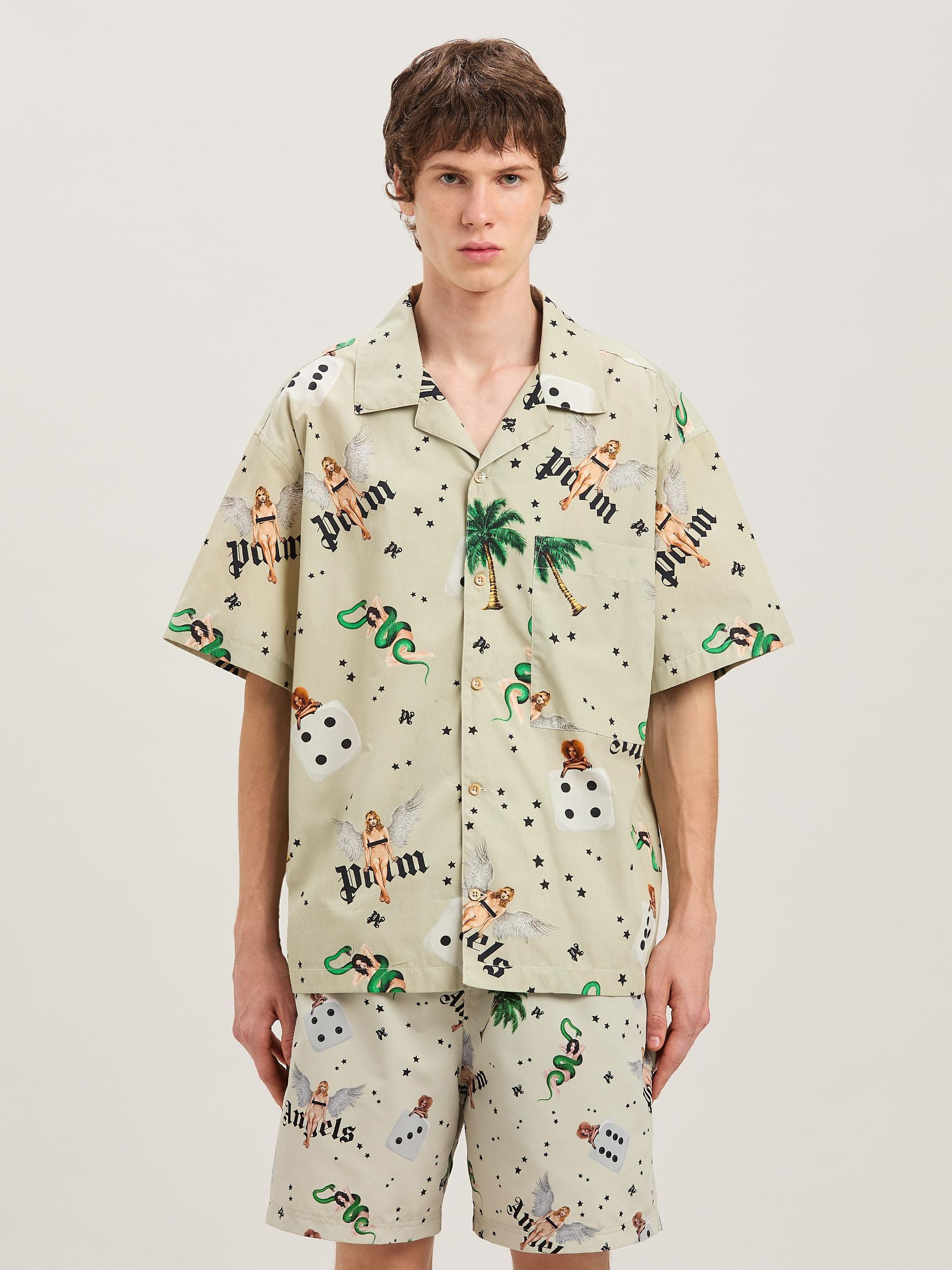 PIN UP BOWLING SHIRT SS IVORY - MULTICOL Product Image