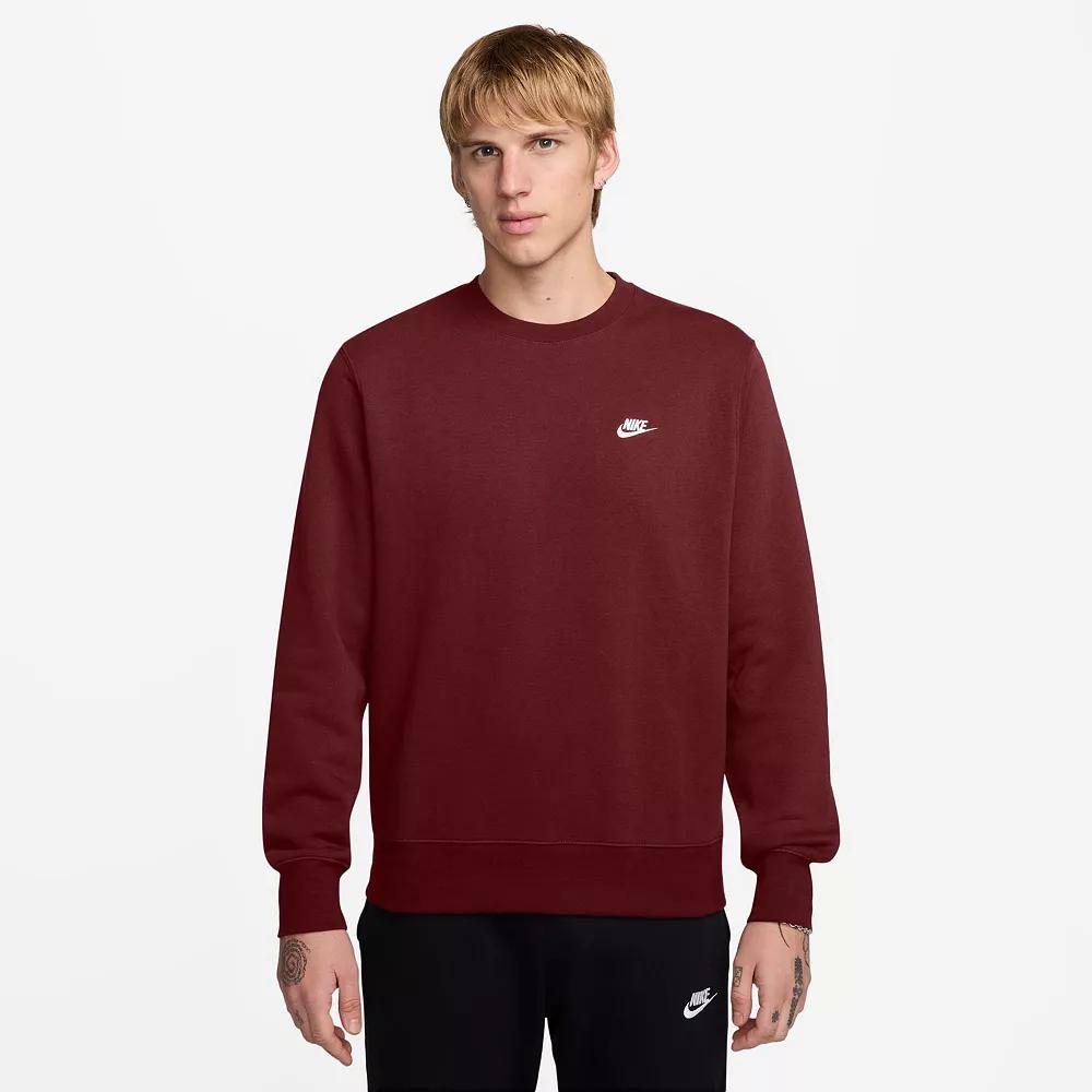 Big & Tall Nike Club Fleece Crewneck Sweatshirt, Men's,  Product Image