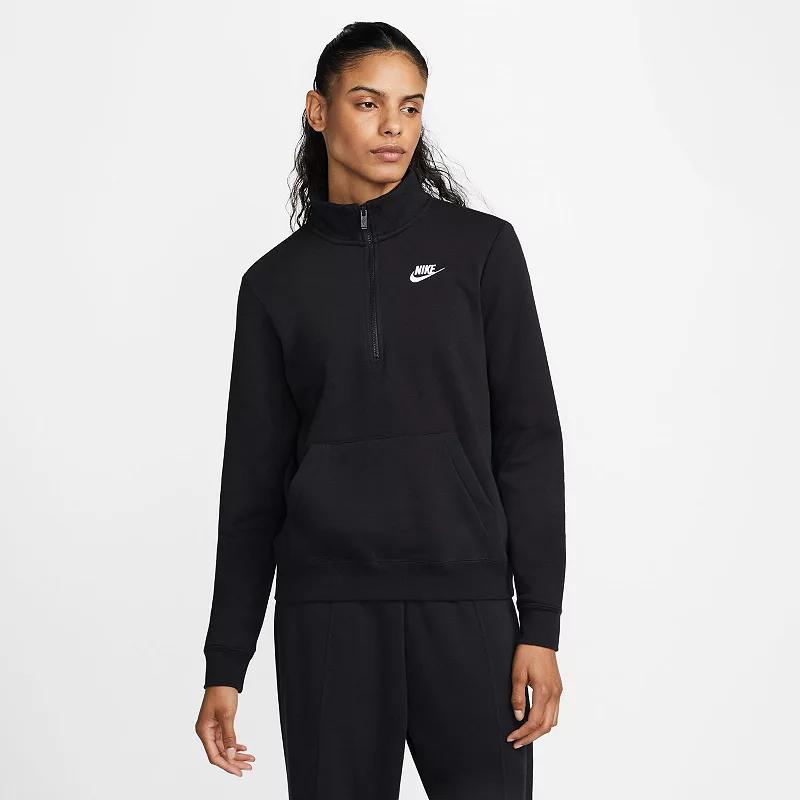 Women's Nike Sportswear Club Fleece Quarter-Zip Sweatshirt,  Product Image