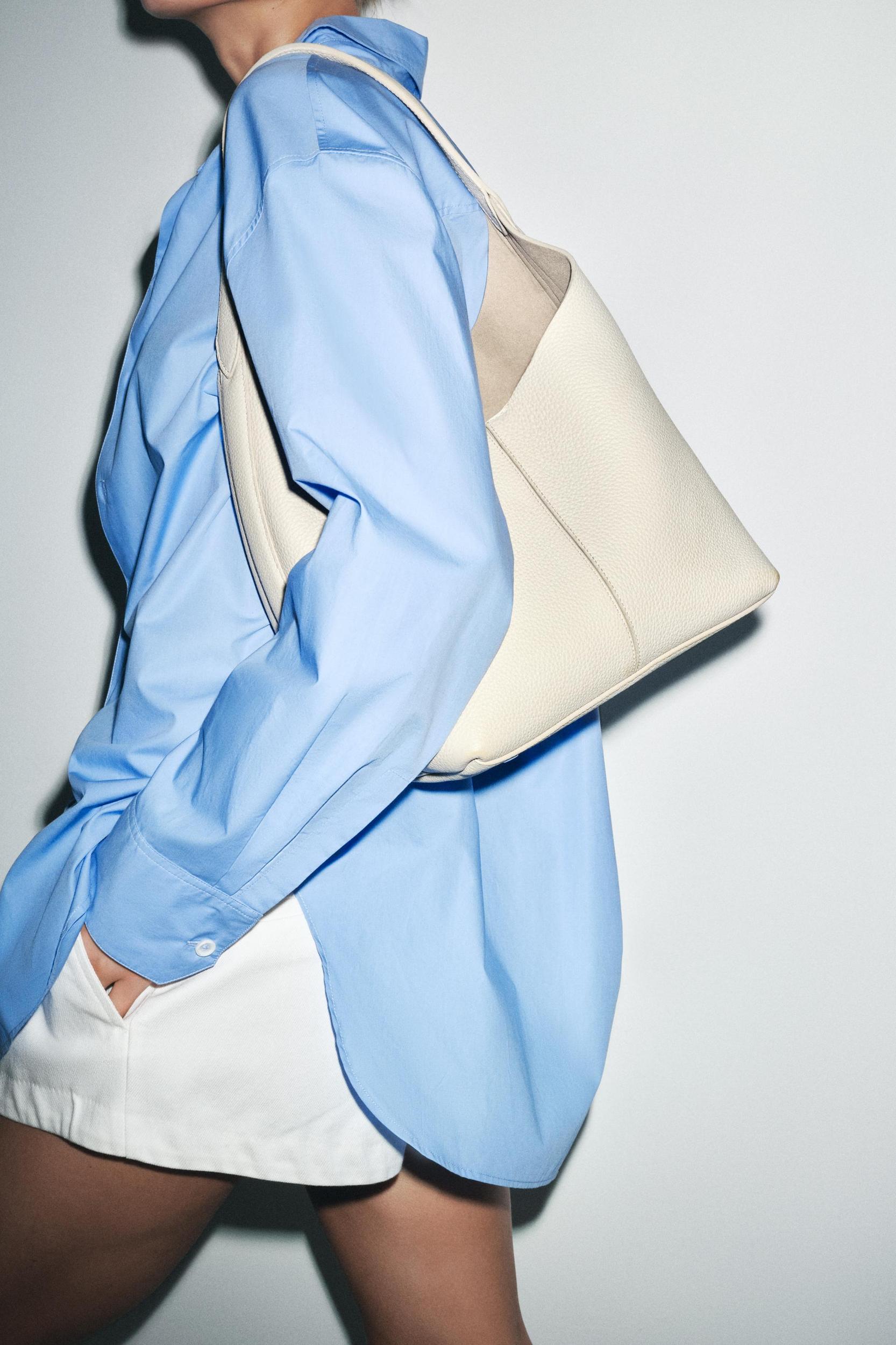 OVERSIZED POPLIN SHIRT ZW COLLECTION Product Image