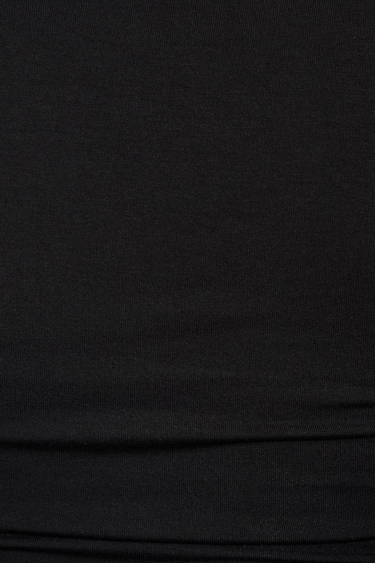 Smooth Open Neck Long Sleeve Tee Product Image