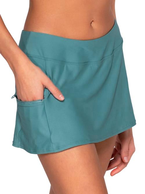 Sporty Skirted Bikini Bottom Product Image