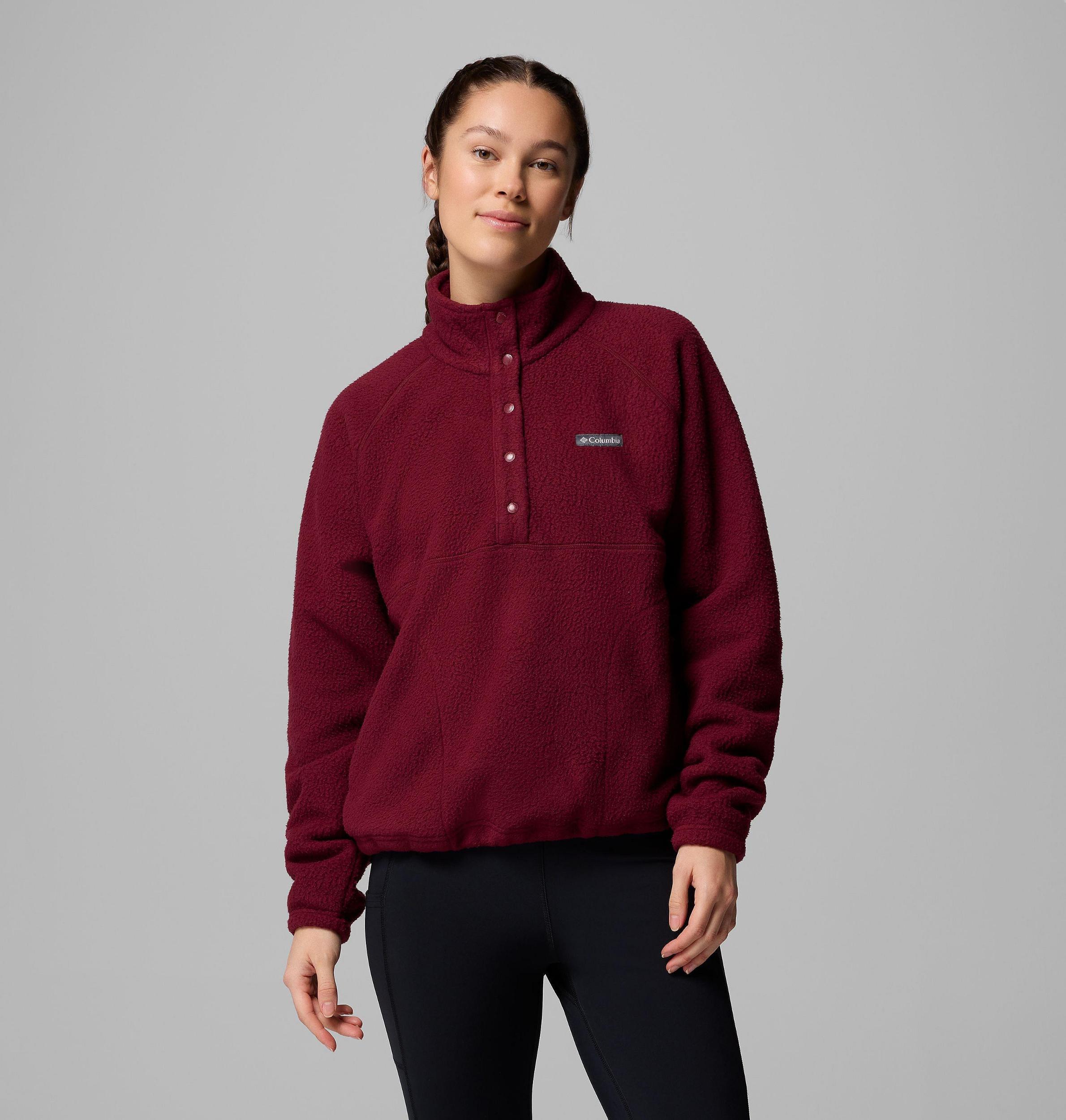 Columbia Womens Jasper Ridge Pebbled Fleece Half Snap- Product Image