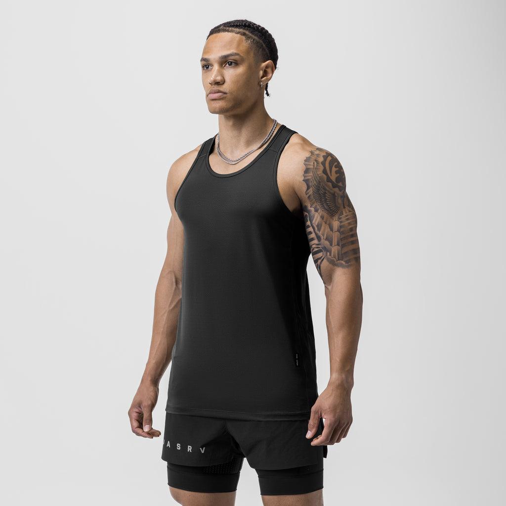 0754. AeroSilver® Training Singlet - Black Product Image