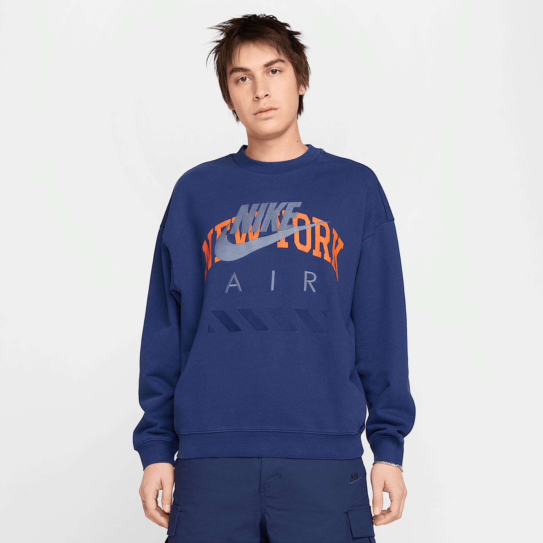 Nike Mens Air NYC Fleece Crew | HQ1101-492 Product Image