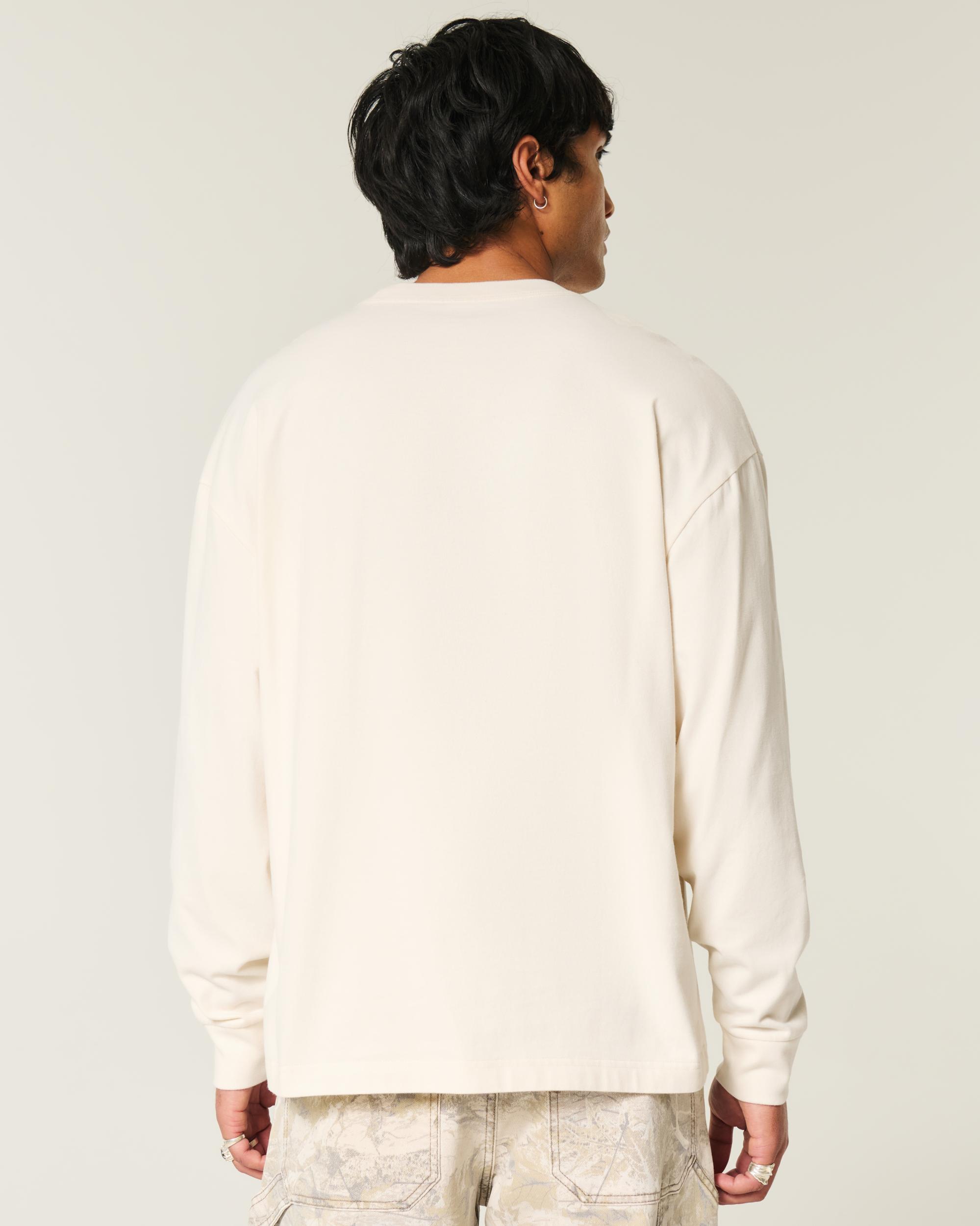 Baggy Heavyweight Long-Sleeve Laguna Graphic Tee Product Image