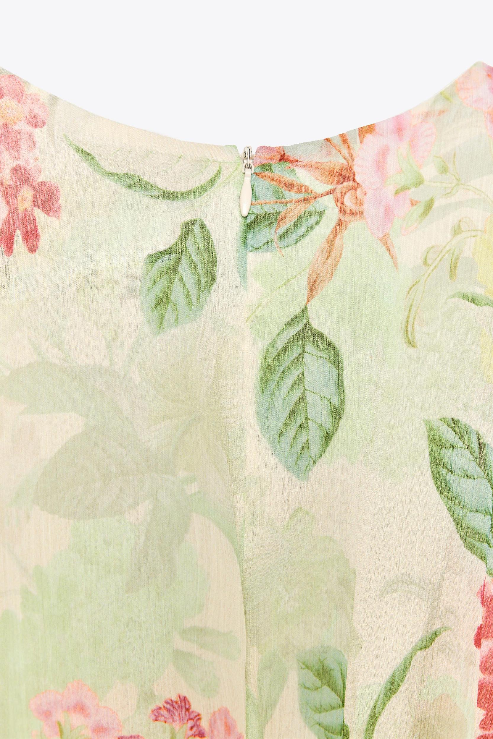 FLORAL PRINT CUT OUT DRESS Product Image