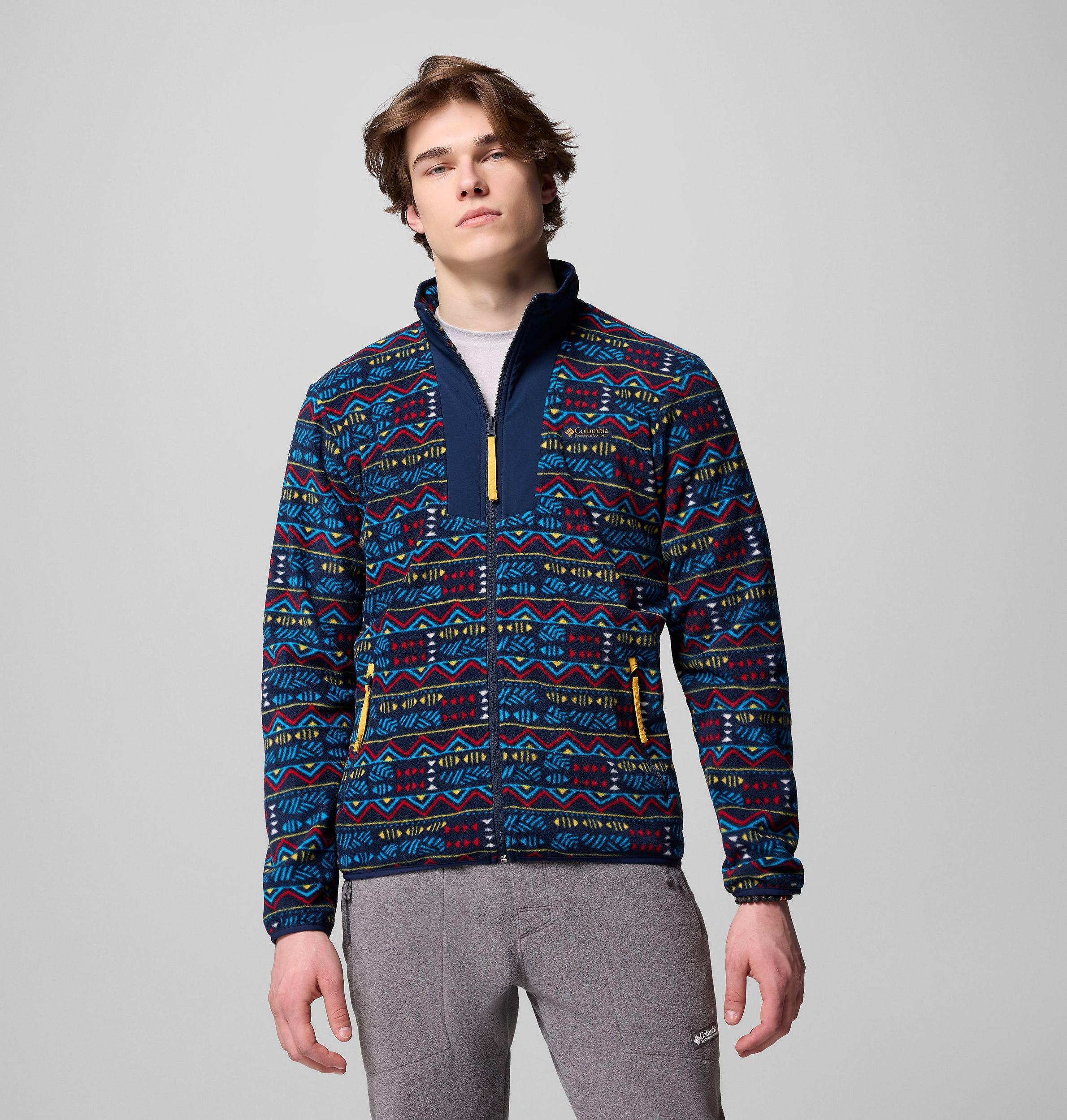 Columbia Mens Sequoia Grove Printed Full Zip Jacket- Product Image