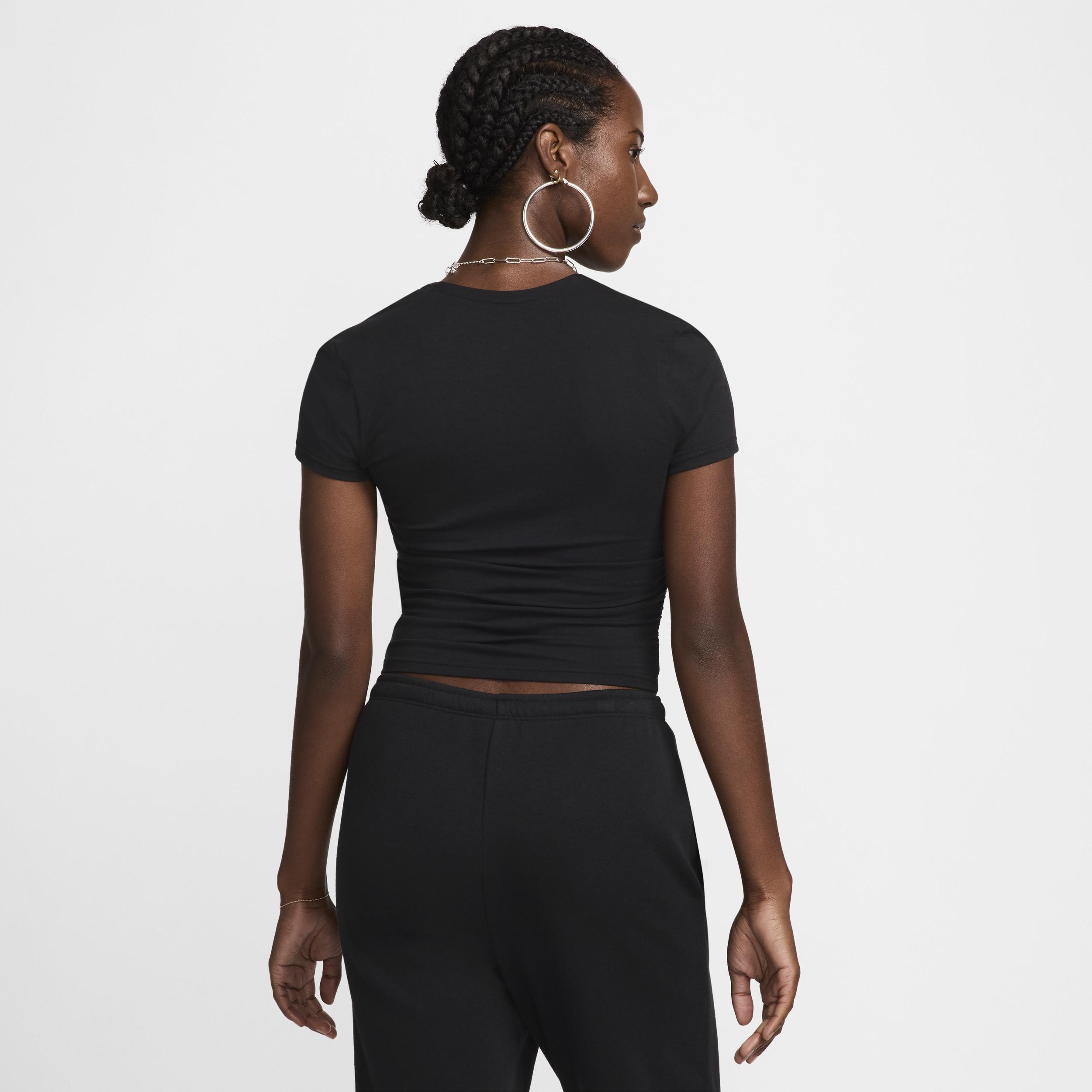 Women's Nike Sportswear Chill Knit Short-Sleeve Square-Neck Top Product Image