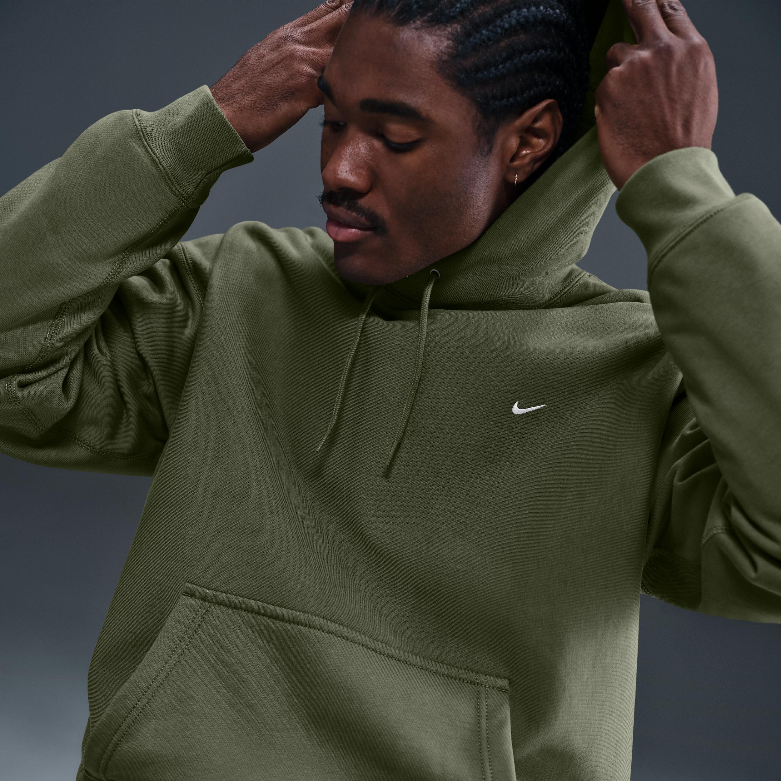 Nike Mens Solo Swoosh Pullover Hoodie | HV1082-010 Product Image