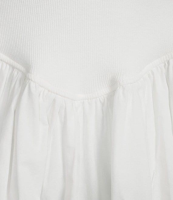 GB Square Neck Sleeveless Bubble Mini Dress Product Image