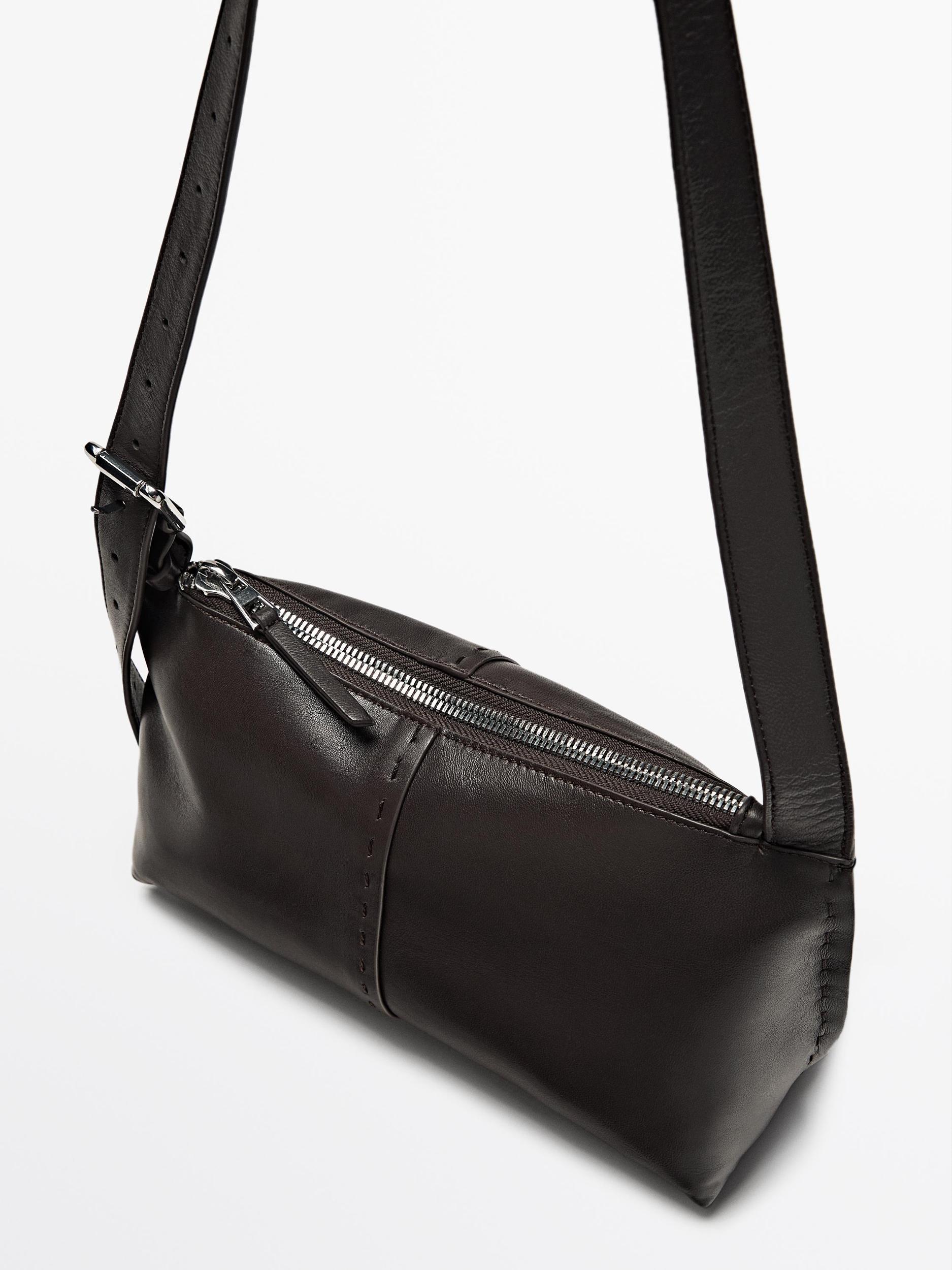 Nappa leather mini crossbody bag Product Image