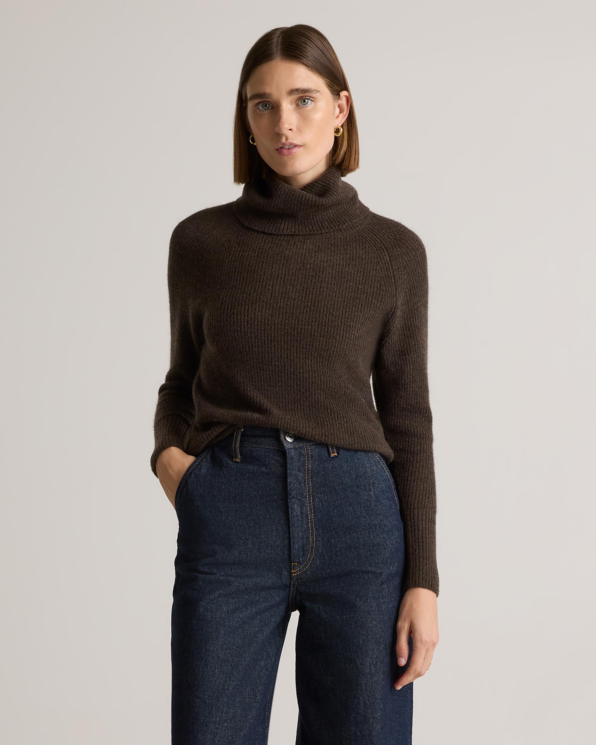 Quince | Women's Baby Alpaca-Wool Turtleneck Sweater Product Image