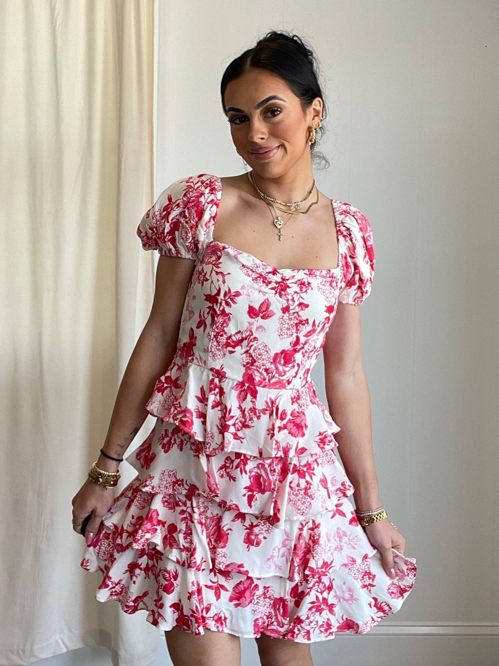 Atara Floral Mini Dress | FINAL SALE Product Image