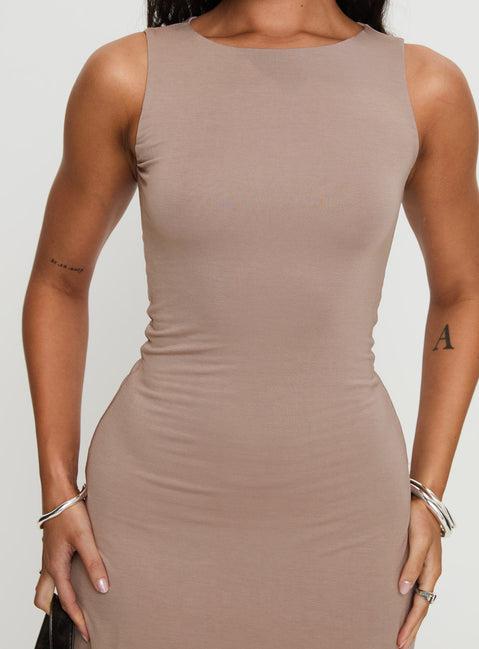 Karreey Mini Dress Mocha Product Image