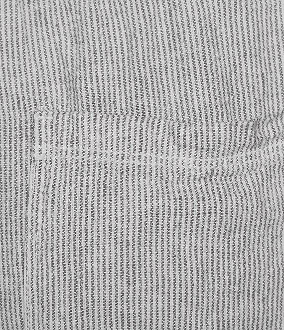 Westbound Stripe Print Smocked Waist Mid Rise Wide Leg Linen Pants Product Image