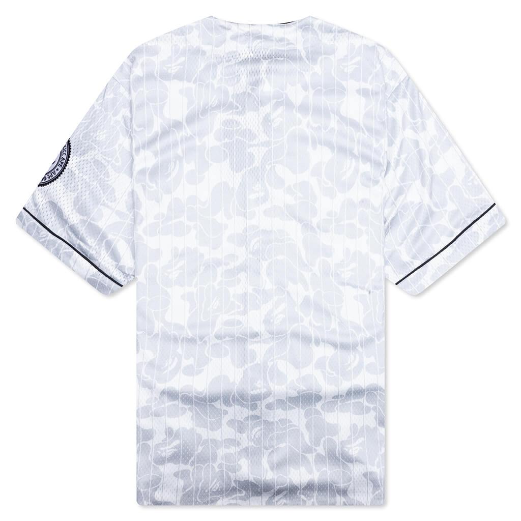 Camo Stripe Baseball Shirt - Gray Male Product Image