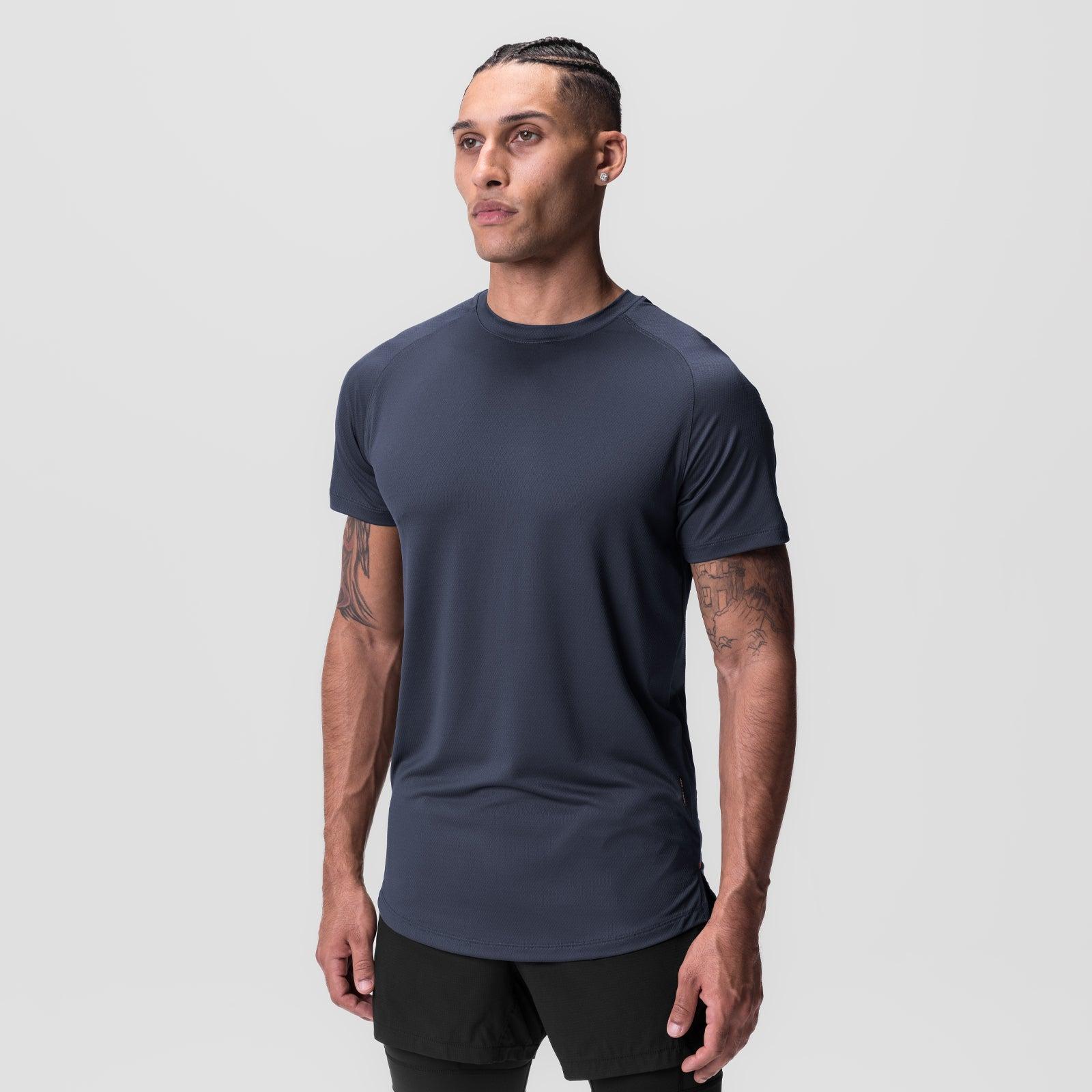 0660. AeroSilver® Established Tee - Navy Male Product Image