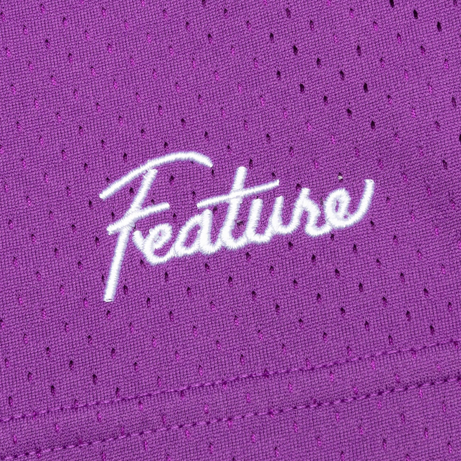 West Mesh Shorts - Purple Male Product Image