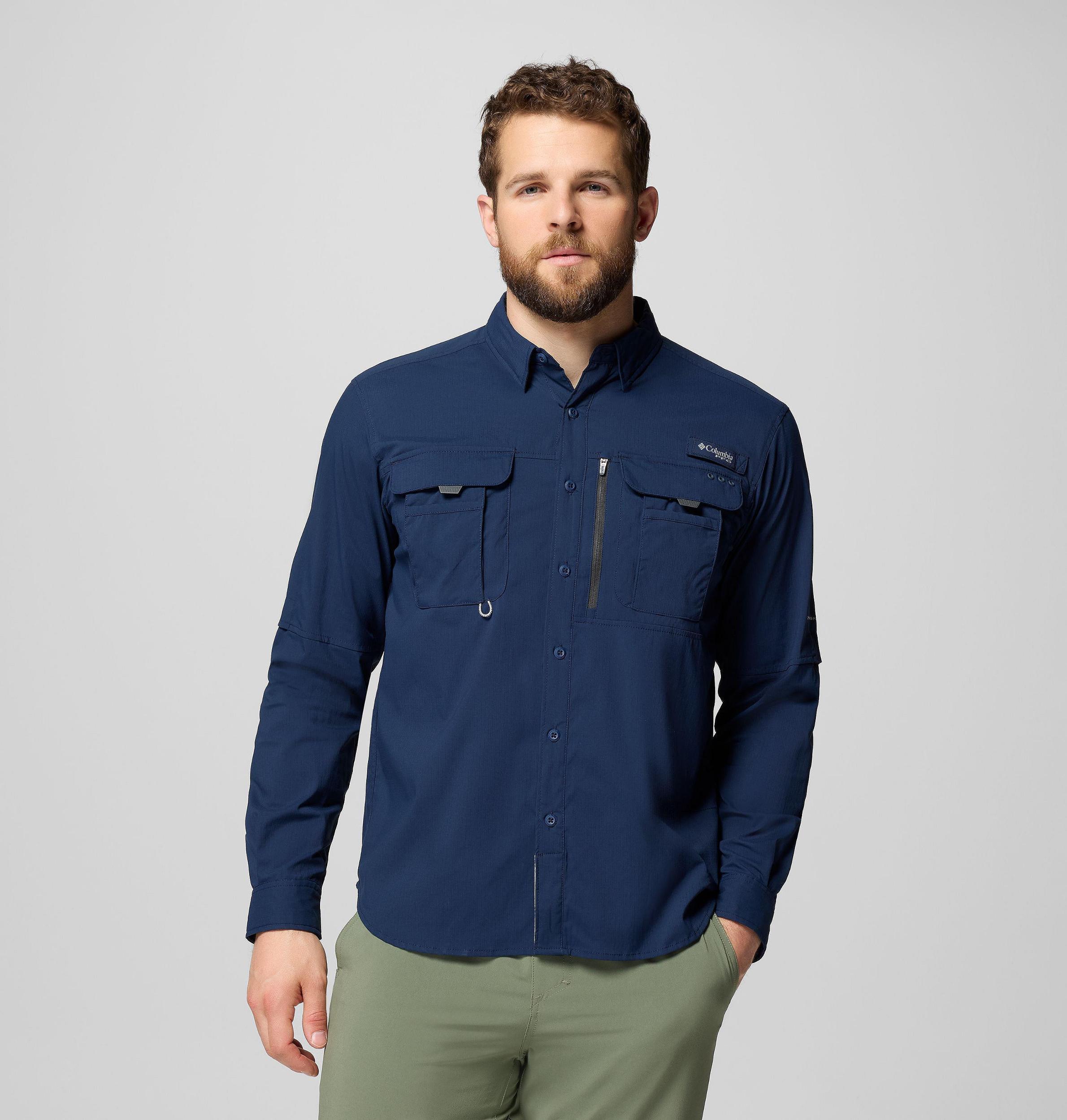 Columbia Mens PFG Bahama Elite Long Sleeve Shirt- Product Image