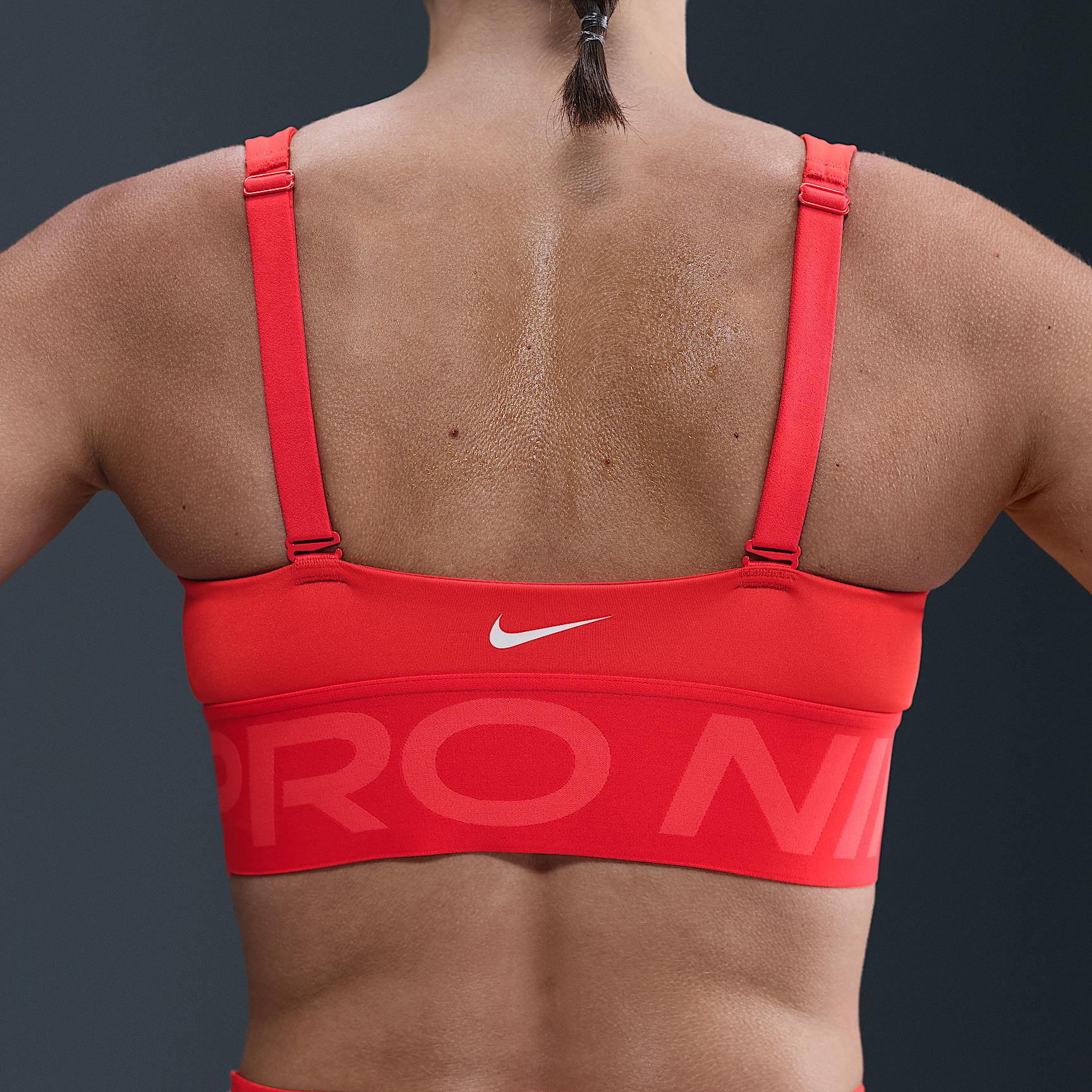 Womens Nike Pro Indy Plunge Medium-Support Padded Sports Bra | HF7324-696 Product Image