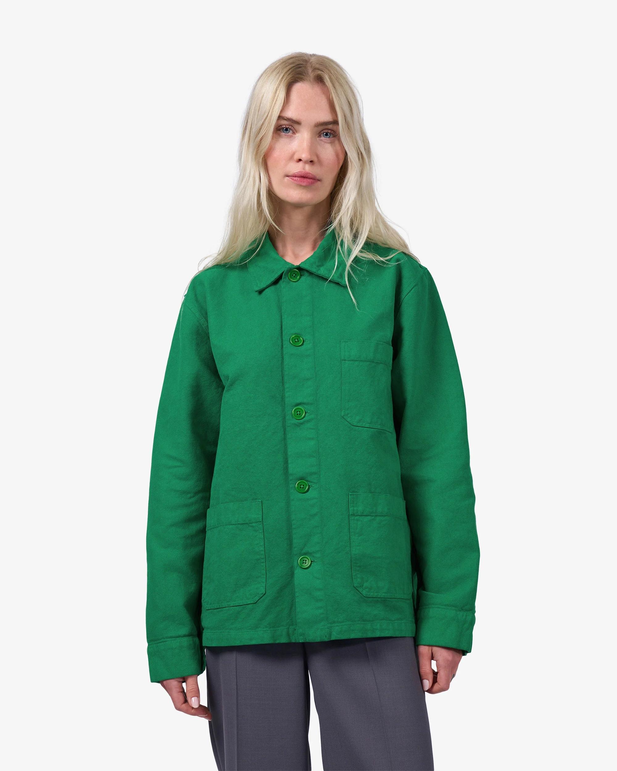 Organic Workwear Jacket - Soft Yellow Product Image