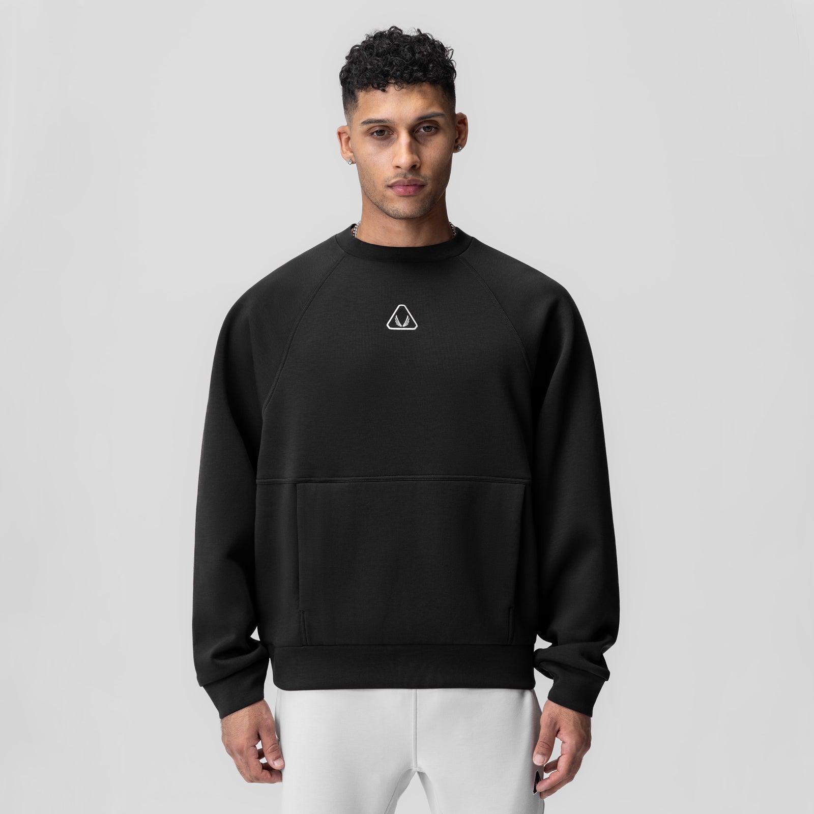 1020. Dri-Core™ Oversized Crewneck - Black Product Image