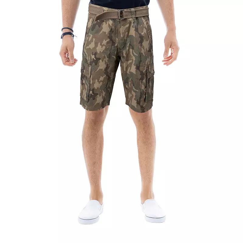 Mens RAW X by Xray 12.5-in. Cargo Shorts Desert Green Product Image