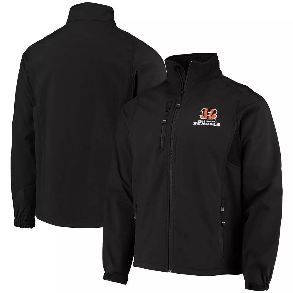 Men's Dunbrooke Black Cincinnati Bengals Circle Softshell Fleece Full-Zip Jacket,  Product Image
