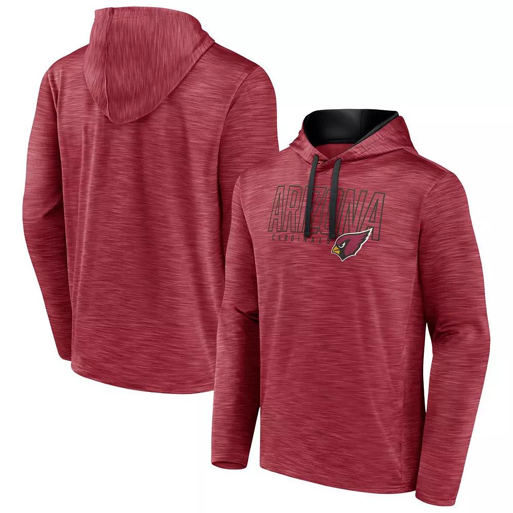 Men's Fanatics Heather Cardinal Arizona Cardinals Hook and Ladder Pullover Hoodie,  Product Image