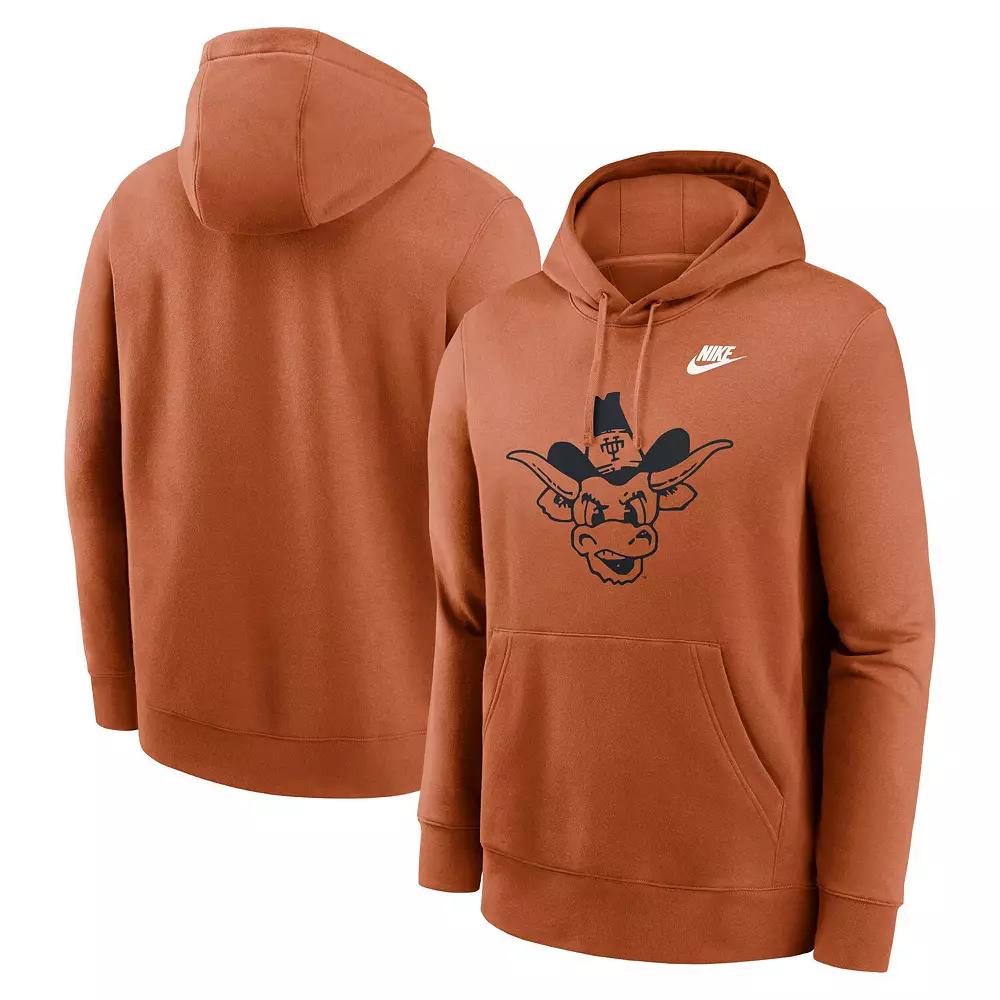Men's Nike Heather Gray Oklahoma Sooners Legacy Logo Club Fleece Pullover Hoodie,  Product Image