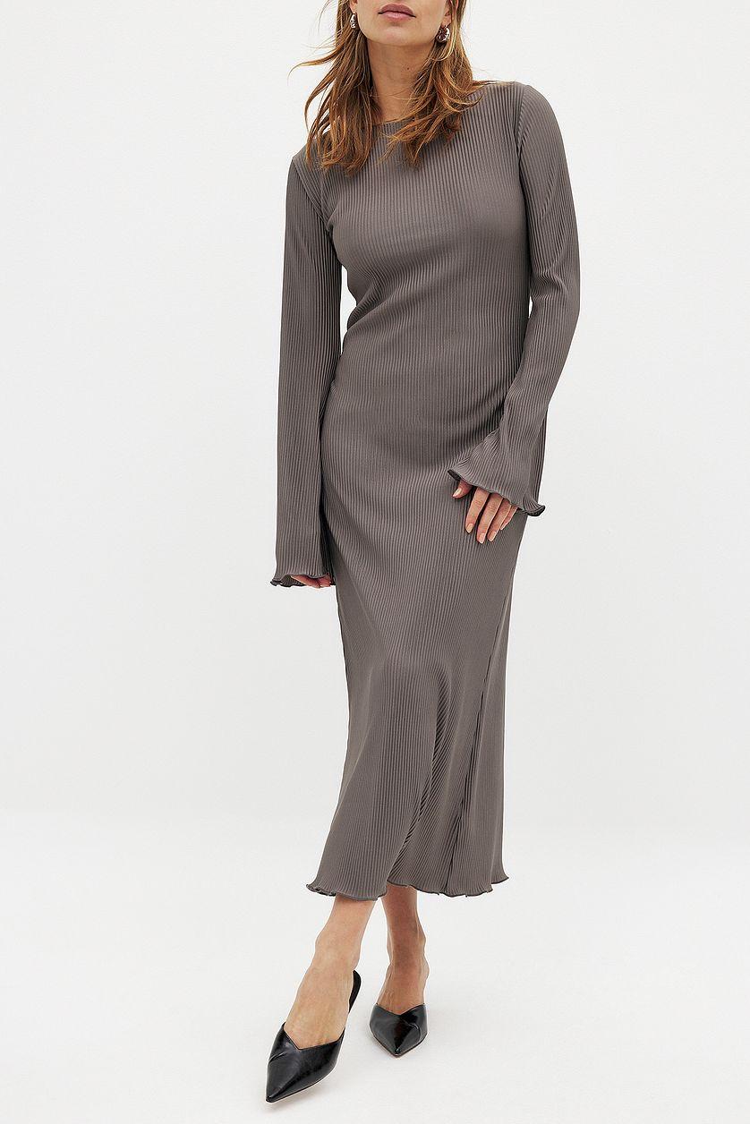 Pleated Midi Dress Product Image