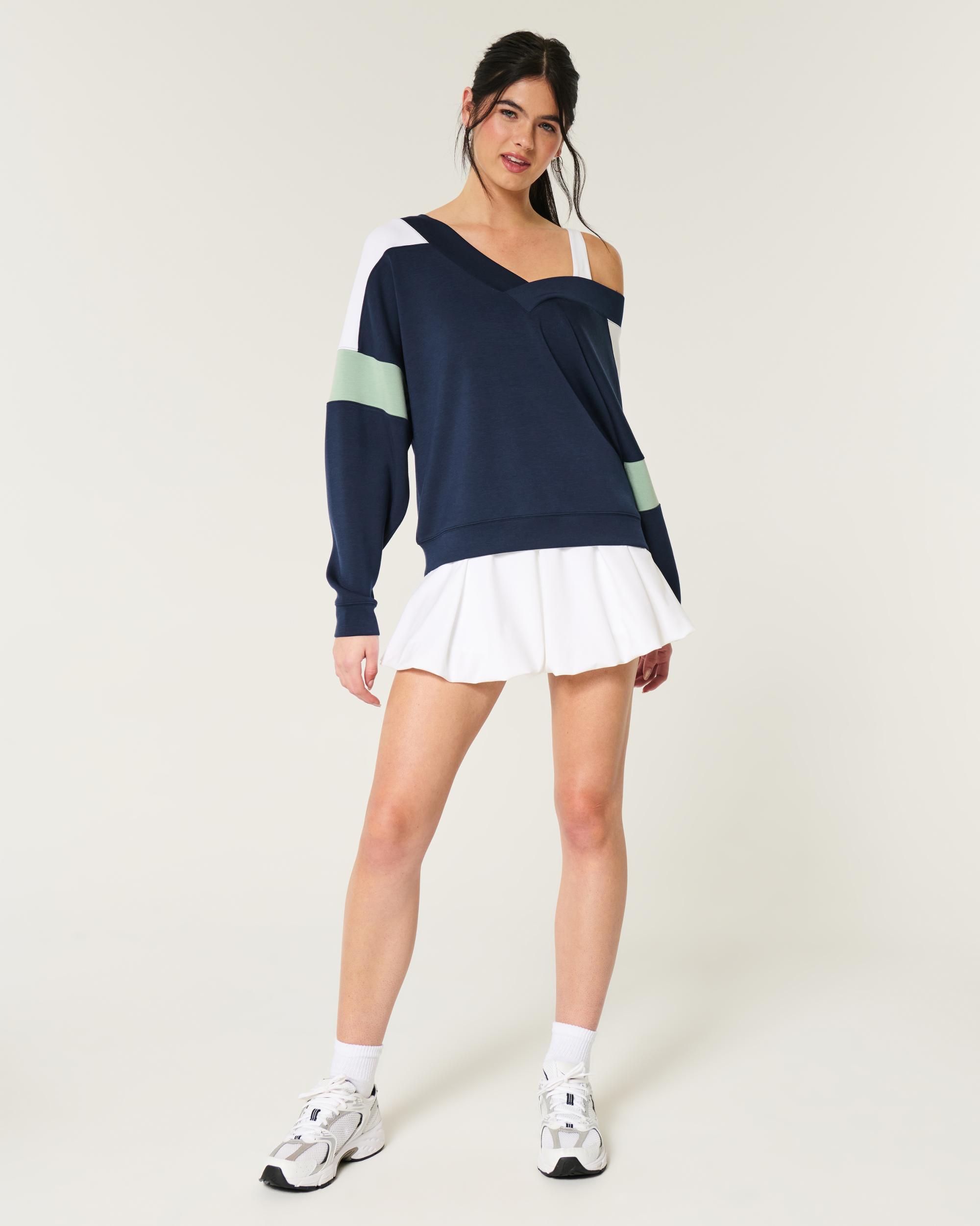 Gilly Hicks Active Cooldown Off-the-Shoulder Top Product Image