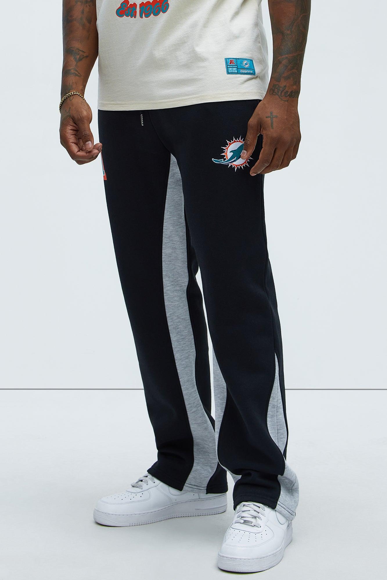 Dolphins Bold Flare Sweatpants - Black Product Image