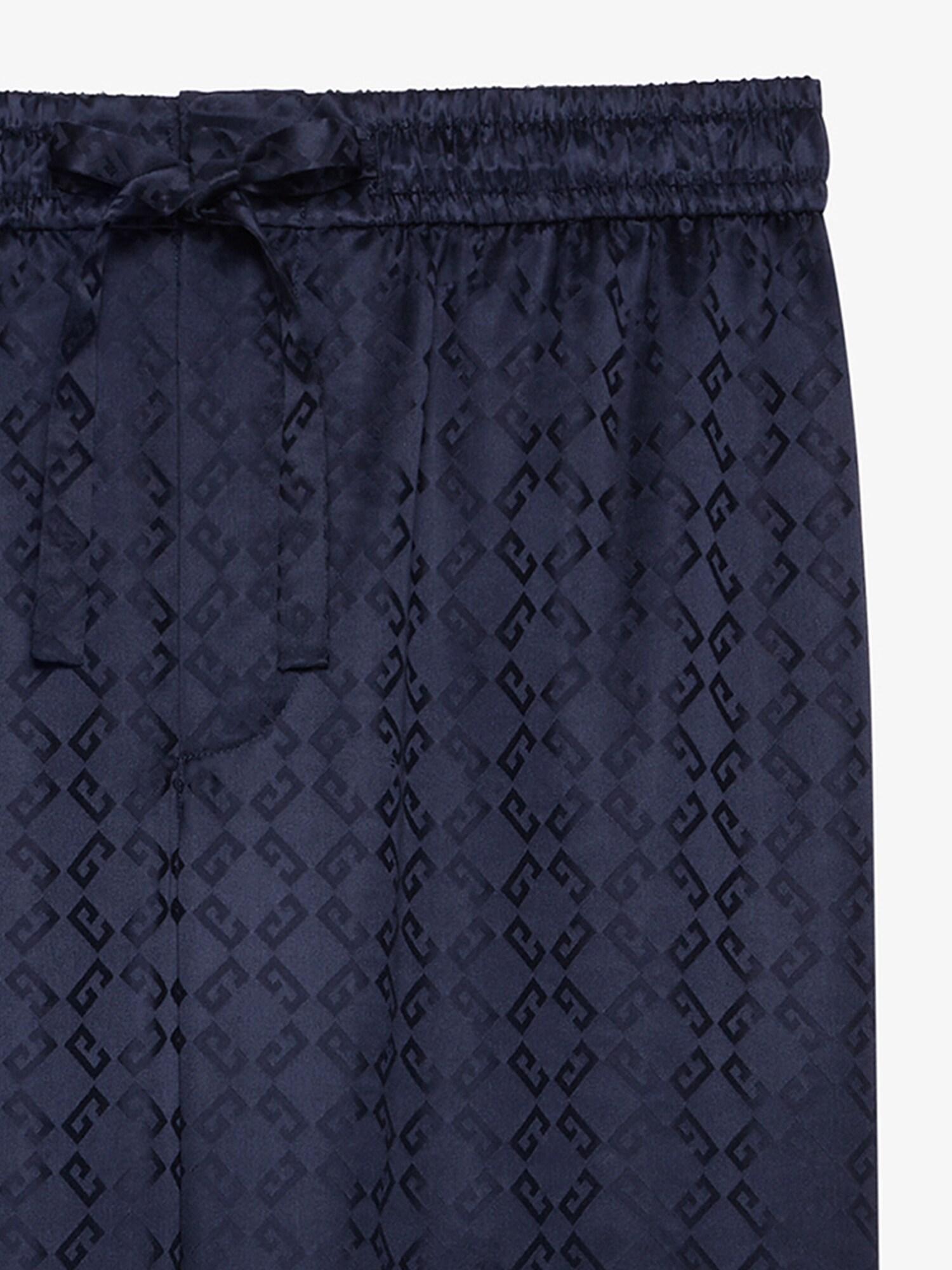 Pyjamas pants in monogram 72 jacquard Product Image