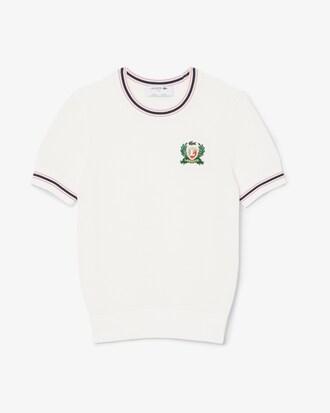 French Made Embroidered Shield Sweater Product Image