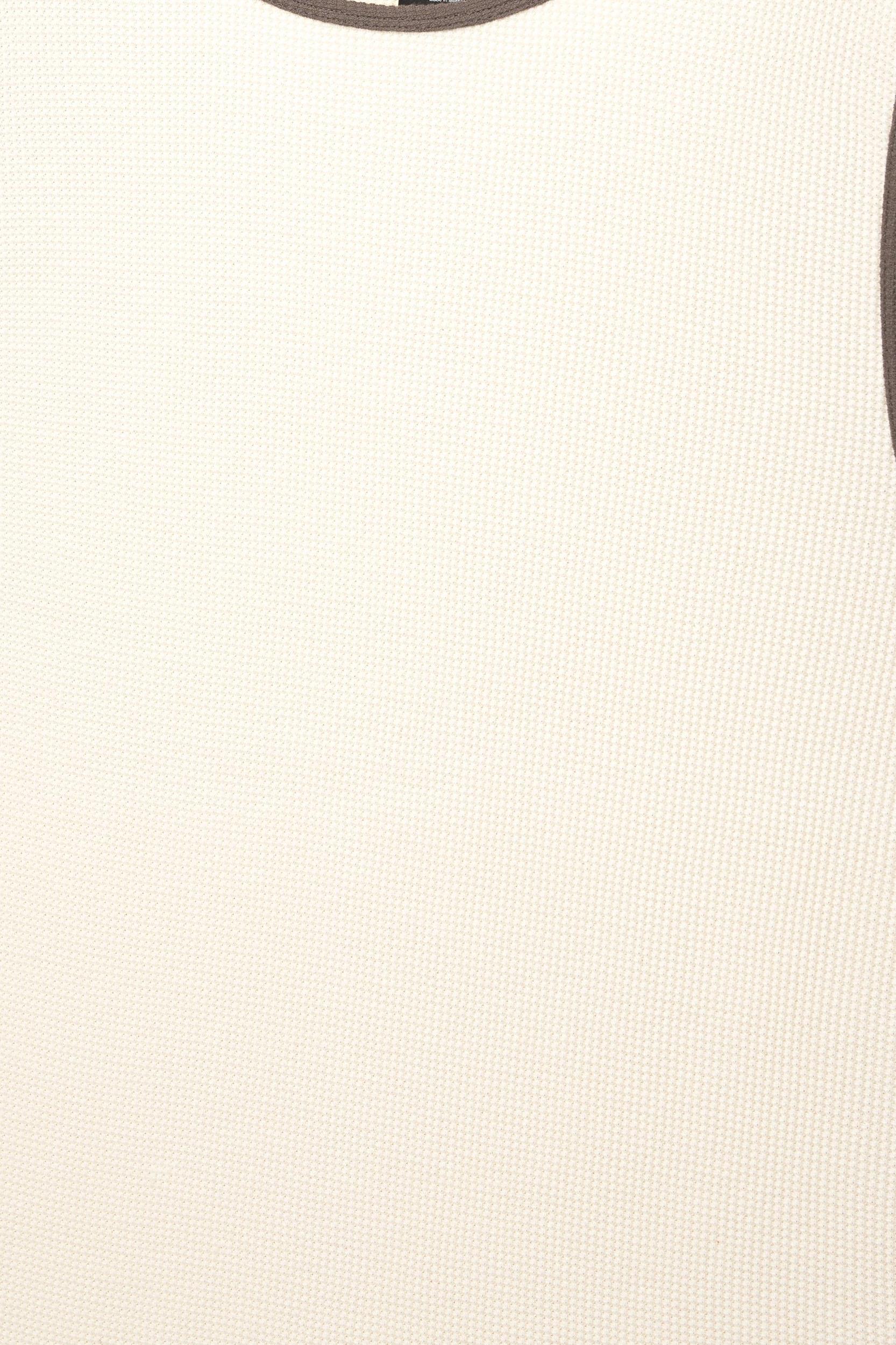 Waffle-texture sleeveless T-shirt Product Image