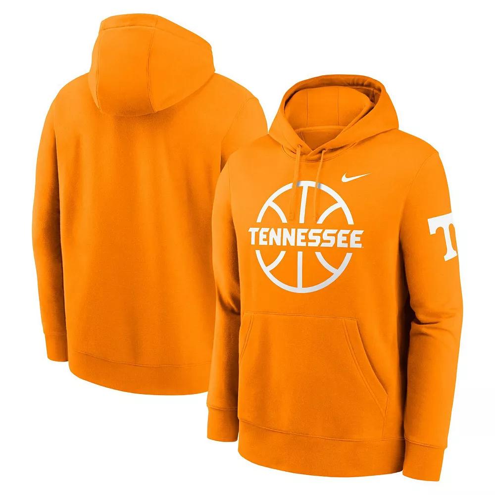 Men's Nike Tennessee Orange Tennessee Volunteers Basketball Icon Club Fleece Pullover Hoodie,  Product Image
