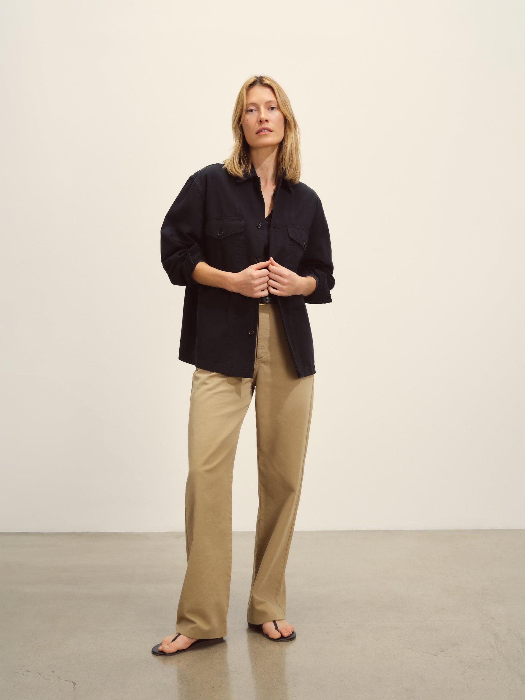 Black Baja Twill Field Shirt Product Image