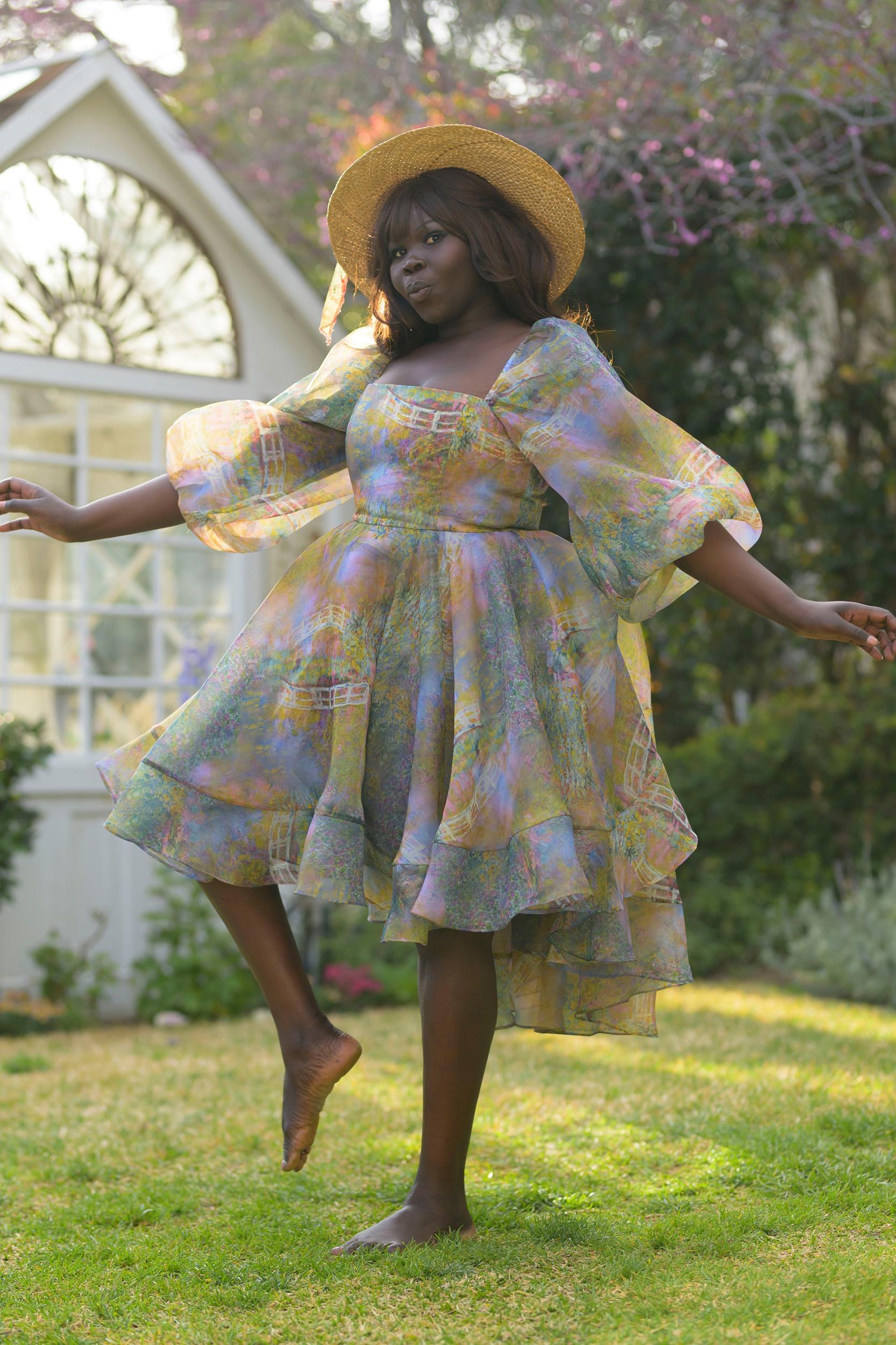 The Bridge Angel Mini Bustle Dress Product Image