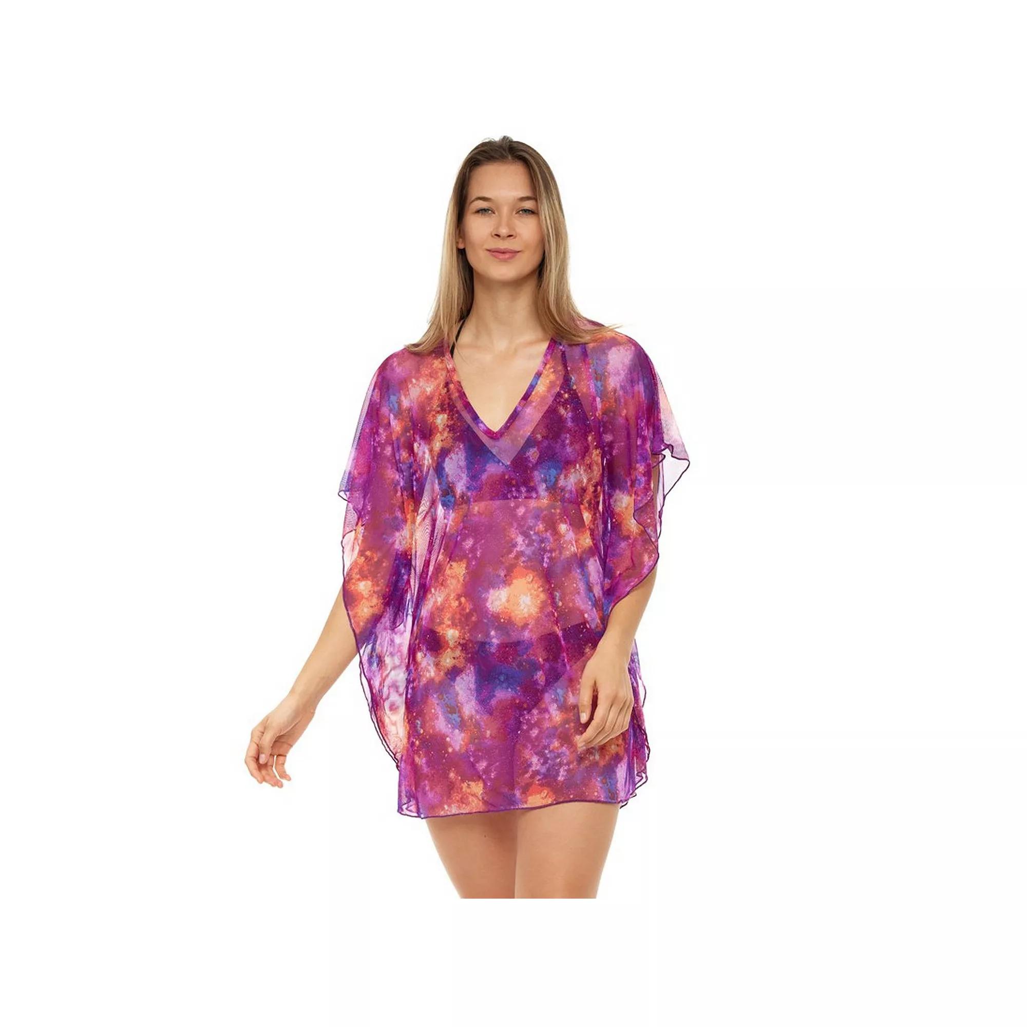 Women's Jordan Taylor Printed Mesh Kaftan Swim Cover-Up,  Product Image