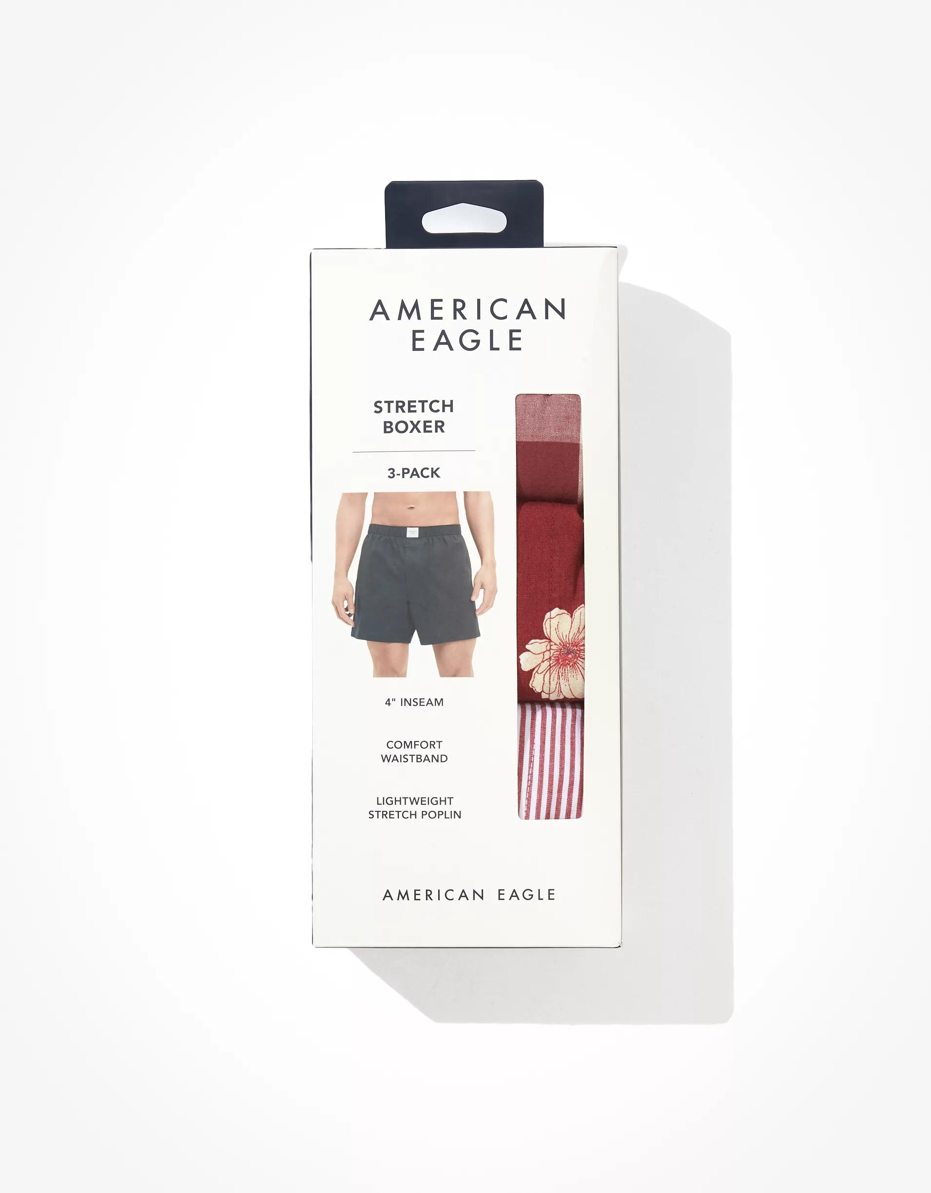 AEO Men's Stretch Boxer Short 3-Pack Product Image