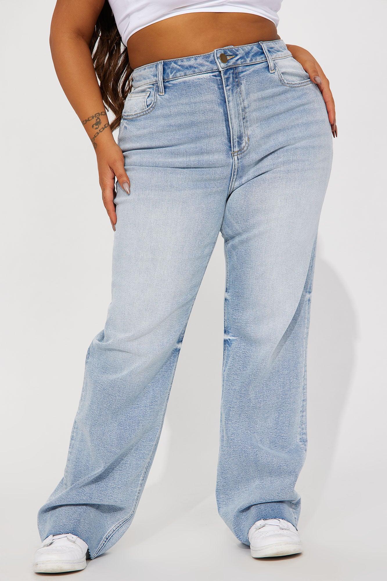 Tough Love Stretch Straight Leg Jean - Light Wash Product Image