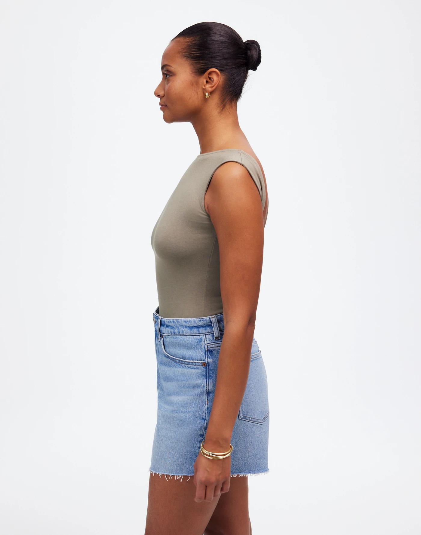 The Curvy Perfect Vintage Mid-Length Jean Short Product Image